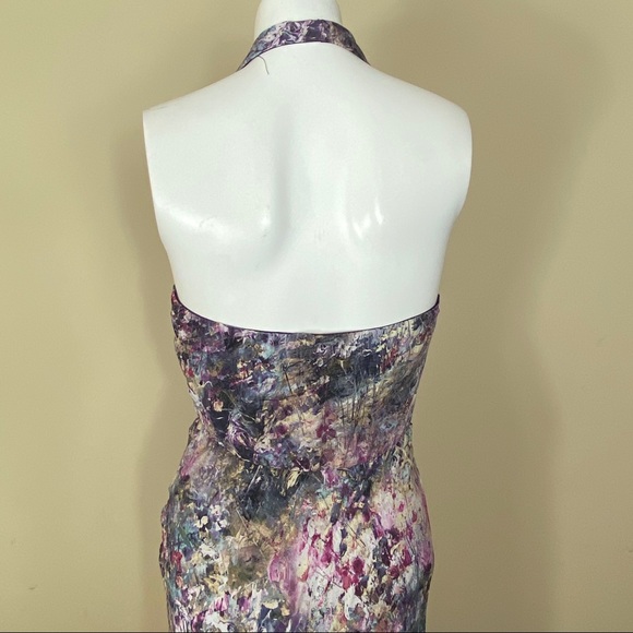 Haute Hippie Halter Wrap Silk Dress - Picture 6 of 11